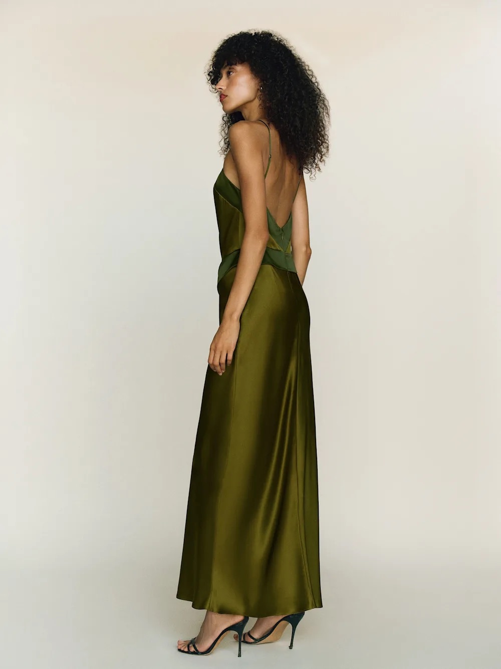 Reformation Jillian Silk Dress. - Picture 2 of 4